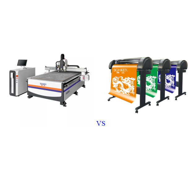 Маршрутизатор с ЧПУ против винилового резака